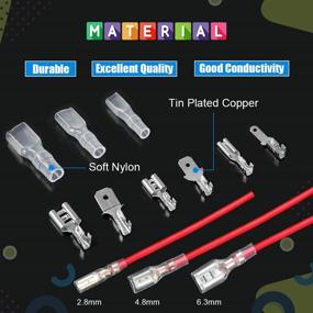 img 2 attached to 🔌 Glarks Insulating Assortment for Connector Terminals