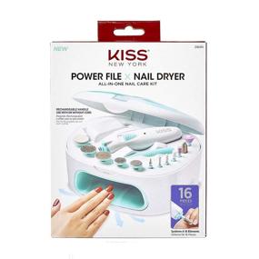 img 4 attached to 💅 Эффективный и удобный: KISS Power File X Нейл-драйер Все-в-одном набор для ухода за ногтями (2464N)