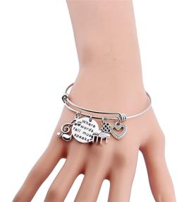 img 3 attached to 🎵 ENSIANTH Music Gift: Express Your Love through Melody with Expandable Music Charm Bangle