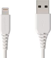 🔌 amazon basics mfi-certified lightning to usb a cable for apple iphone and ipad - 4 inches (10 centimeters) - white: efficient charging and syncing solution for apple devices logo