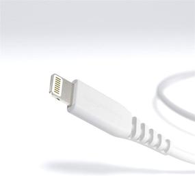 img 1 attached to 🔌 Amazon Basics MFi-Certified Lightning to USB A Cable for Apple iPhone and iPad - 4 Inches (10 Centimeters) - White: Efficient Charging and Syncing Solution for Apple Devices