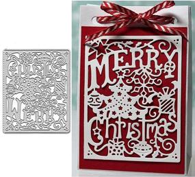 img 4 attached to 🎄 Merry Christmas Tree Metal Die Cuts: Festive Bell, Snowflake & Gift Box Cutting Dies - DIY Scrapbooking, Album Decorations, Embossing Paper & Card Making Stencils