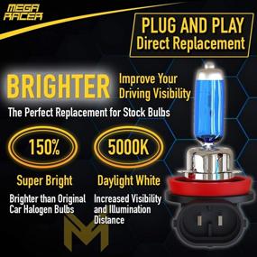 img 2 attached to Mega Racer Halogen Headlight Bulbs