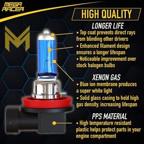 img 3 attached to Mega Racer Halogen Headlight Bulbs