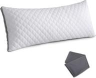 leeden adjustable breathable sleeping white grey logo