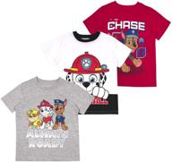 👕 pack of paw patrol boys' t-shirts - boys' clothing logo