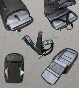 img 2 attached to Waterproof Multi Function BOCURA Backpacks for Business