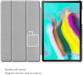 img 1 attached to 📱 ProCase Galaxy Tab S5e 10.5 2019 T720 T725 T727 Case - Slim and Lightweight Protective Cover Stand for 10.5 Inch Galaxy Tab S5e Tablet SM-T720 (Wi-Fi) SM-T725 (LTE) SM-T727 2019 Release, Black