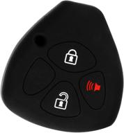 🔑 protective rubber key fob shell cover for toyota corolla 4runner yaris scion tc logo