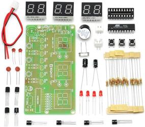 img 2 attached to Gikfun DIY Electronic Clock Kit: 6-Bit LED Digital Time Display for Arduino Projects - AT89C2051 FR-4 Soldering Learning Board (EK1323)