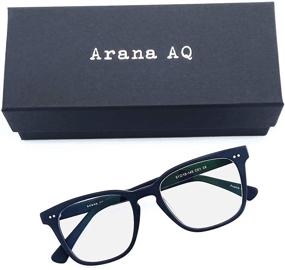 img 1 attached to 🕶️ Enhance Eye Protection & Style with Arana AQ Photochromic Glasses - Model A1004 Matte Black"