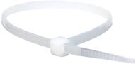 🔗 monoprice cable tie 4 inch 18lbs, 100pcs/pack - white: organize and secure with ease logo