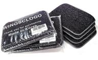 🧽 wingsclogo multi-purpose kitchen scrub sponges – non-scratch microfiber sponge for effortless cleaning of dishes, pots and pans (4pack, large) with heavy duty scouring power logo