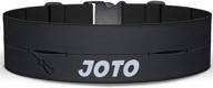 🏃 joto running belt - sport waist pack for iphone 13 pro max mini 2021 and more - perfect for men and women workouts, cycling, hiking, and fitness - black logo