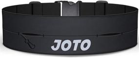 img 4 attached to 🏃 JOTO Running Belt - Sport Waist Pack for iPhone 13 Pro Max Mini 2021 and More - Perfect for Men and Women Workouts, Cycling, Hiking, and Fitness - Black