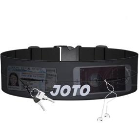 img 3 attached to 🏃 JOTO Running Belt - Sport Waist Pack for iPhone 13 Pro Max Mini 2021 and More - Perfect for Men and Women Workouts, Cycling, Hiking, and Fitness - Black