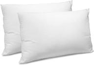 🛏️ sensorpedic fresh & clean bed ultra-fresh antimicrobial treated fiber standard pillow 2 pack for a hygienic and refreshing sleep experience, in white logo