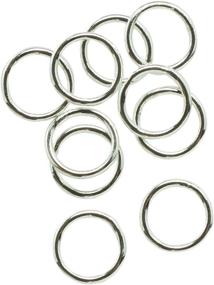 img 1 attached to 💍 28-Piece Silver Plated Elegance Cousin Closed Jump Ring, 6mm