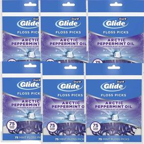 img 3 attached to 🦷 Oral-B Glide 3D White Floss Picks Radiant Mint Review & Deal - 6 Packs of 75CT