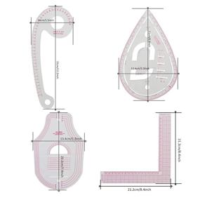 img 2 attached to HLZC Fashion Pattern Beginners Designers Sewing