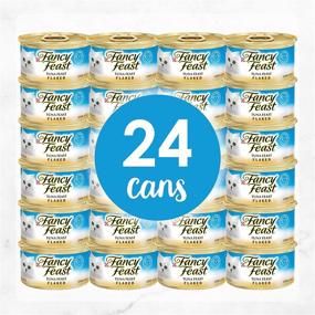 img 3 attached to 🐟 Purina Fancy Feast Wet Cat Food - Flaked Tuna Feast, (24) 3 oz. Cans