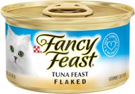 🐟 purina fancy feast wet cat food - flaked tuna feast, (24) 3 oz. cans logo