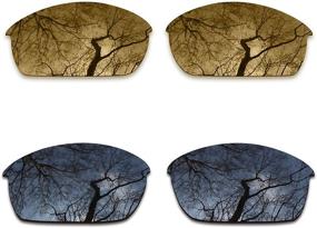 img 4 attached to Enhance Clarity with Polarized Replacement Oakley Jacket Bronze Lenses
