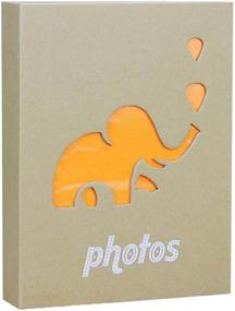 img 4 attached to Photo Album Pockets Photos Elephant