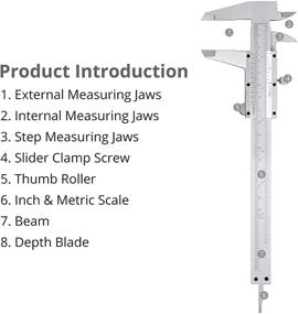 img 3 attached to 📏 Stainless Steel CAMWAY Vernier Measuring Caliper