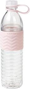 img 1 attached to 🍼 Copco Hydra Reusable Water Bottle, 20oz (2 Pack) – Green and Baby Pink