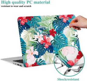 img 2 attached to 📱 Funut Pro 13 Inch Case 2019-2016 Release - A1706 A1708 A1989 A2159 MacBook Hard PC Case, See-Through Protective Cover for Pro 13.3" (Retina, No CD-ROM) – Summer Day 2 Edition