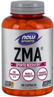 💊 now sports nutrition zma capsules: enhanced absorption for sports recovery - 180 count logo