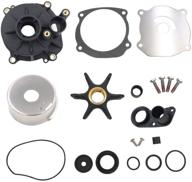 🔧 5001594 water pump repair kit replacement with housing for johnson evinrude v4 v6 v8 85-300hp outboard motor parts logo