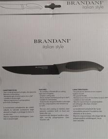 img 3 attached to Premium Quality Brandani Inox Italian Style 🔪 Non-stick Stainless Steel Steak Knives - Set of 6