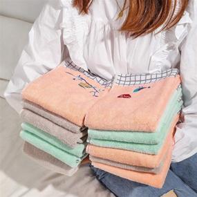 img 1 attached to 🧽 Years Calm 2 Pack Hand Towels: Soft and Absorbent Bathroom Hand Towels 13.5"x29" - Pink