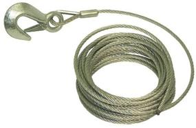 img 1 attached to ️🚢 Marine Trailer Winch Cable, 3/16-Inches by 25-Feet - Unbeatable Performance