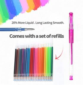Glitter Pen, Glitter Gel Pen Set, 24/48/100 Colors Neon Marker