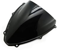 🖤 sleek black windscreen windshield for suzuki gsxr 600 750 k6 (06 07) - enhanced compatibility! logo