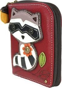 img 1 attached to 👛 CHALA Zip-Around Wallet with Wristlet Strap