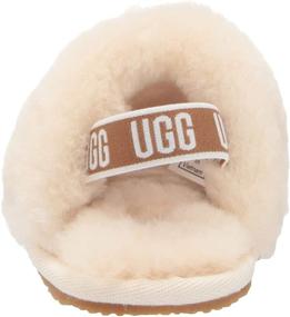 img 2 attached to 🧸 UGG Girls Fluff Slide Sandal Boys' Shoes and Slippers: Luxurious Comfort for Kids