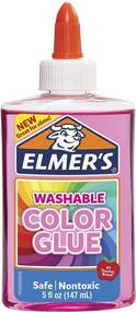 img 4 attached to 🌈 Elmer's Washable Translucent Color Glue: Perfect for Slime Making, Assorted Colors, 5oz each - 4 Count, Standard Packaging