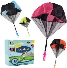 img 4 attached to 🪂 DASEY Kids' Parachute for Battery-Powered Toys