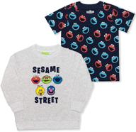 👕 sesame street boys' sweatshirt pack - boys' clothing logo