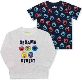 img 3 attached to 👕 Sesame Street Boys' Sweatshirt Pack - Boys' Clothing