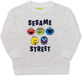 img 2 attached to 👕 Sesame Street Boys' Sweatshirt Pack - Boys' Clothing