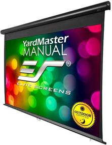 img 4 attached to 🎥 Elite Screens Yard Master Manual Projector Screen: 100-inch Outdoor Rain Water Resistant, 16:9, 8K 4K Ultra HD 3D Movie Theater Cinema Front Projection - OMS100HM - US Based Company with 2-YEAR WARRANTY