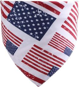 img 3 attached to BinaryABC Bandana American Independence Decorations Dogs