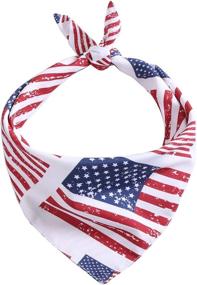 img 4 attached to BinaryABC Bandana American Independence Decorations Dogs