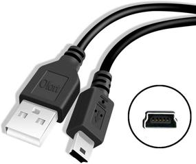 img 4 attached to 📷 10FT Long Canon Camera USB Charger Cable - Mini USB Data Transfer Cable for Canon Rebel T3i/PowerShot/EOS/DSLR Camera Cords - PS3/Slim/PS Move Controller Charger Cord