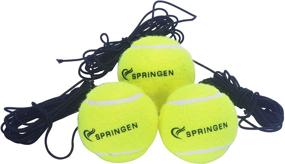 img 4 attached to Enhance Your Tennis Training with Springen 3 Pack Practice Tennis Balls